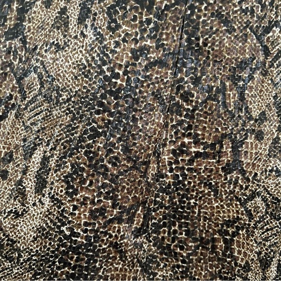 Reba faux suede snake print crinkle maxi skirt NWT  Argentina size 6 - Picture 6 of 13